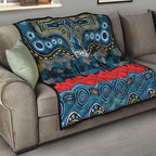 ANZAC Day Gold Coast Titans Quilt Military Memorial Aboriginal Indigenous Art