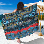 ANZAC Day Gold Coast Titans Sarong Military Memorial Aboriginal Indigenous Art