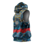 ANZAC Day Gold Coast Titans Sleeveless Hoodie Military Memorial Aboriginal Indigenous Art