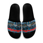 ANZAC Day Gold Coast Titans Slide Sandals Military Memorial Aboriginal Indigenous Art