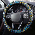 ANZAC Day Gold Coast Titans Steering Wheel Cover Military Memorial Aboriginal Indigenous Art