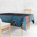 ANZAC Day Gold Coast Titans Tablecloth Military Memorial Aboriginal Indigenous Art
