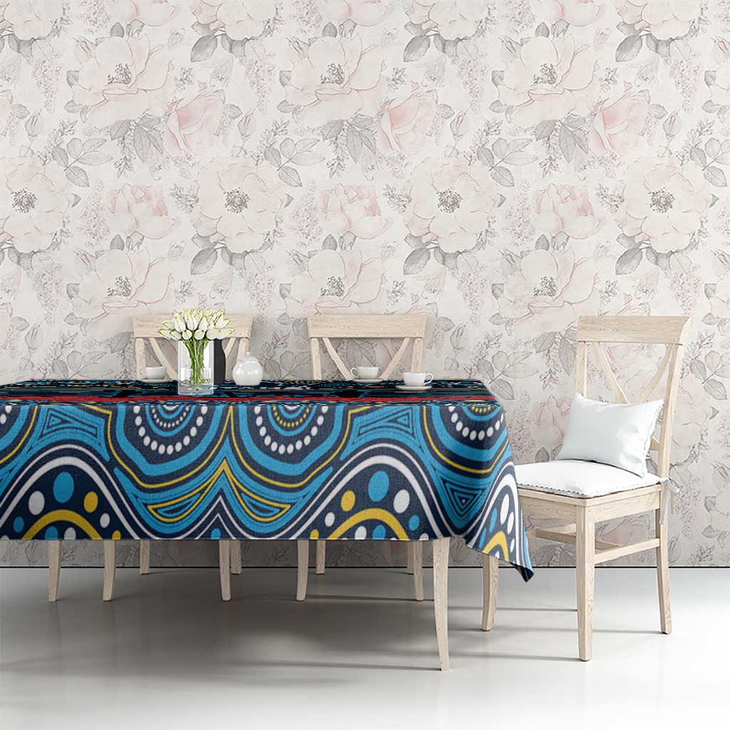 ANZAC Day Gold Coast Titans Tablecloth Military Memorial Aboriginal Indigenous Art