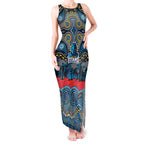 ANZAC Day Gold Coast Titans Tank Maxi Dress Military Memorial Aboriginal Indigenous Art