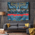 ANZAC Day Gold Coast Titans Tapestry Military Memorial Aboriginal Indigenous Art