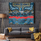 ANZAC Day Gold Coast Titans Tapestry Military Memorial Aboriginal Indigenous Art