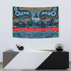ANZAC Day Gold Coast Titans Tapestry Military Memorial Aboriginal Indigenous Art
