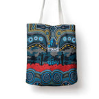 ANZAC Day Gold Coast Titans Tote Bag Military Memorial Aboriginal Indigenous Art