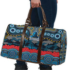 ANZAC Day Gold Coast Titans Travel Bag Military Memorial Aboriginal Indigenous Art