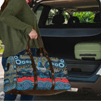 ANZAC Day Gold Coast Titans Travel Bag Military Memorial Aboriginal Indigenous Art