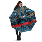 ANZAC Day Gold Coast Titans Umbrella Military Memorial Aboriginal Indigenous Art
