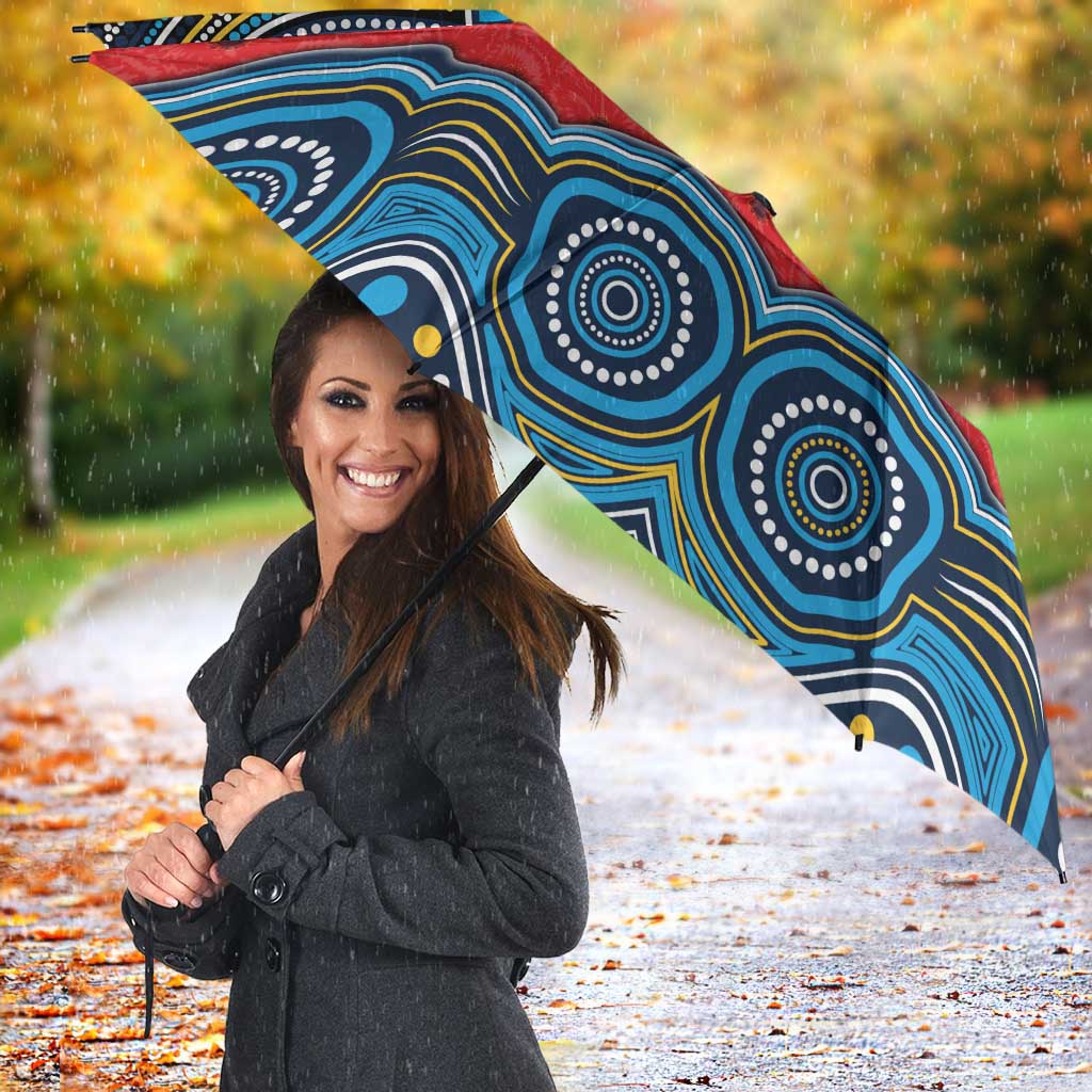 ANZAC Day Gold Coast Titans Umbrella Military Memorial Aboriginal Indigenous Art