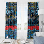 ANZAC Day Gold Coast Titans Window Curtain Military Memorial Aboriginal Indigenous Art