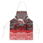 ANZAC Day Dolphins Apron Military Memorial Aboriginal Indigenous Art