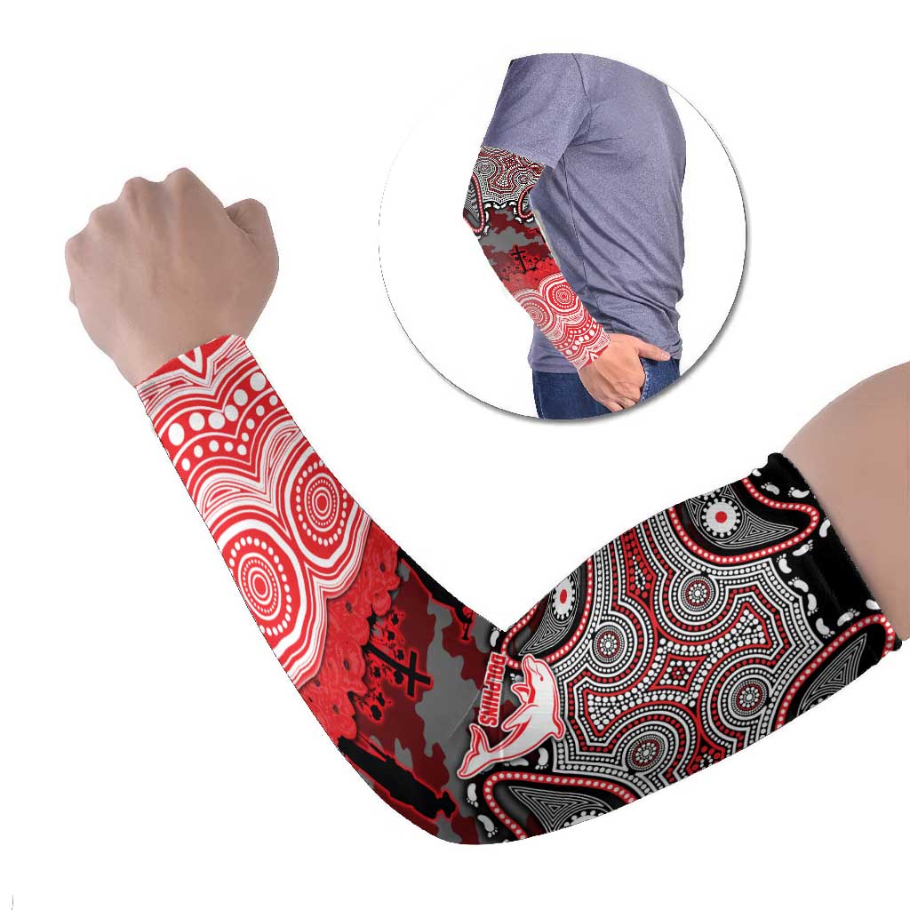 ANZAC Day Dolphins Arm Sleeves Military Memorial Aboriginal Indigenous Art