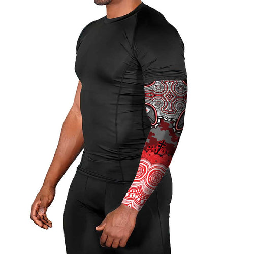 ANZAC Day Dolphins Arm Sleeves Military Memorial Aboriginal Indigenous Art