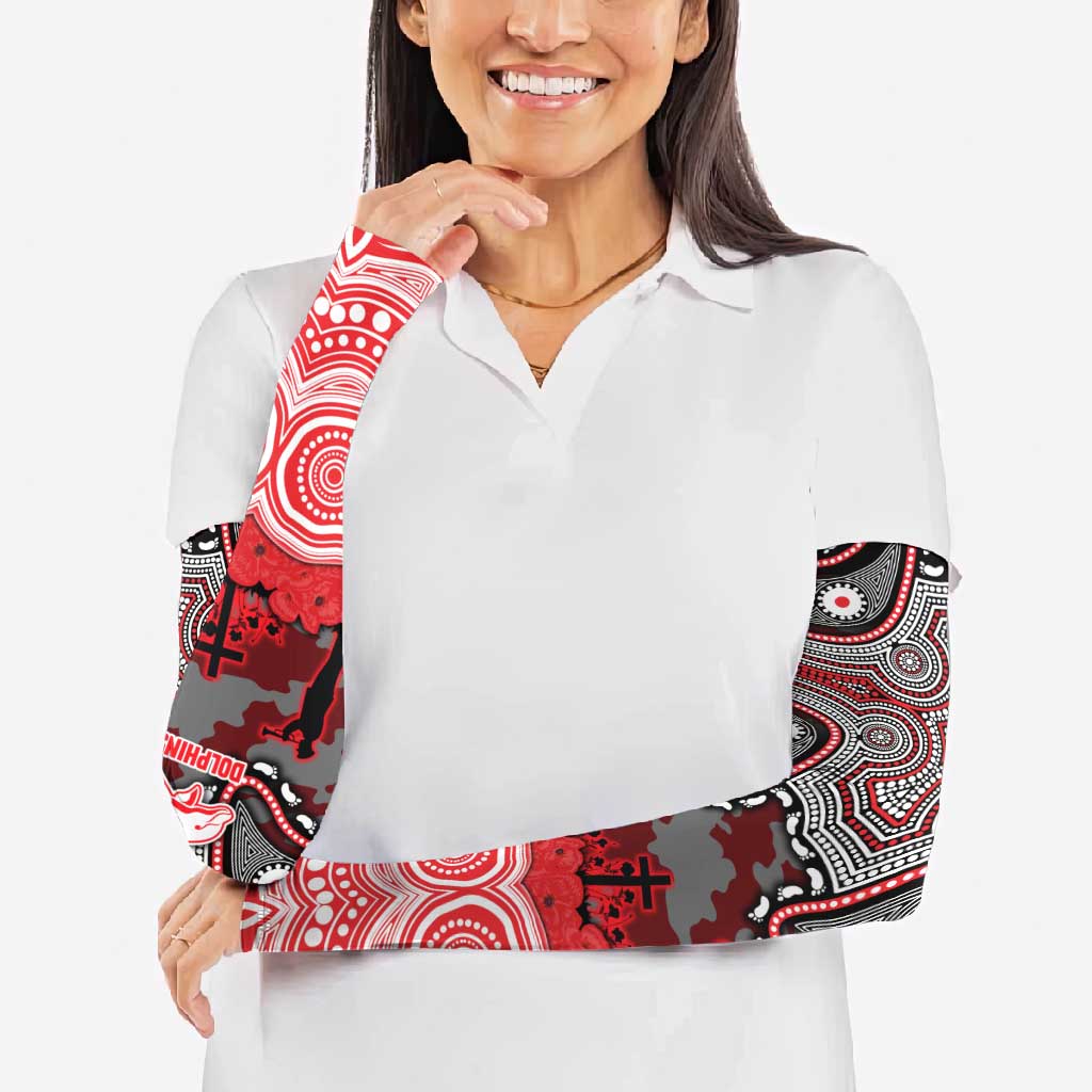 ANZAC Day Dolphins Arm Sleeves Military Memorial Aboriginal Indigenous Art