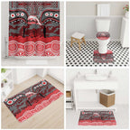 ANZAC Day Dolphins Bathroom Set Military Memorial Aboriginal Indigenous Art