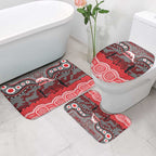 ANZAC Day Dolphins Bathroom Set Military Memorial Aboriginal Indigenous Art