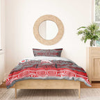 ANZAC Day Dolphins Bedding Set Military Memorial Aboriginal Indigenous Art