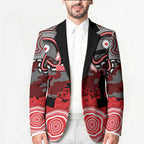 ANZAC Day Dolphins Blazer Military Memorial Aboriginal Indigenous Art
