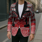 ANZAC Day Dolphins Blazer Military Memorial Aboriginal Indigenous Art