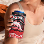 ANZAC Day Dolphins 4 in 1 Can Cooler Tumbler Military Memorial Aboriginal Indigenous Art