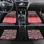 ANZAC Day Dolphins Car Mats Military Memorial Aboriginal Indigenous Art