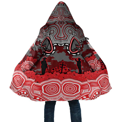 ANZAC Day Dolphins Cloak Military Memorial Aboriginal Indigenous Art