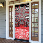 ANZAC Day Dolphins Door Cover Military Memorial Aboriginal Indigenous Art
