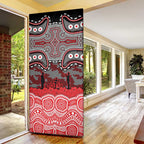 ANZAC Day Dolphins Door Cover Military Memorial Aboriginal Indigenous Art
