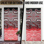 ANZAC Day Dolphins Door Cover Military Memorial Aboriginal Indigenous Art
