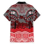 ANZAC Day Dolphins Family Matching Mermaid Dress and Hawaiian Shirt Military Memorial Aboriginal Indigenous Art
