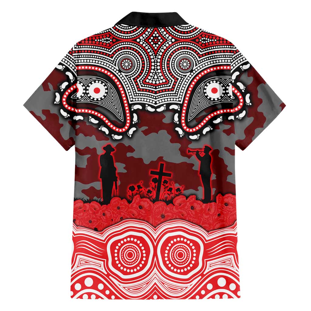 ANZAC Day Dolphins Family Matching Mermaid Dress and Hawaiian Shirt Military Memorial Aboriginal Indigenous Art