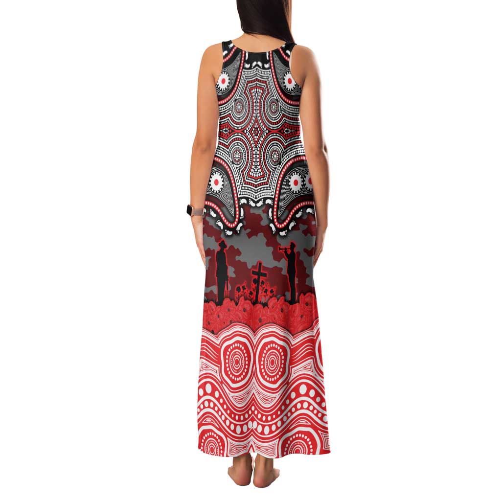 ANZAC Day Dolphins Family Matching Tank Maxi Dress and Hawaiian Shirt Military Memorial Aboriginal Indigenous Art