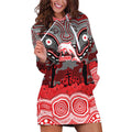 ANZAC Day Dolphins Hoodie Dress Military Memorial Aboriginal Indigenous Art