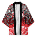 ANZAC Day Dolphins Kimono Military Memorial Aboriginal Indigenous Art
