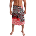 ANZAC Day Dolphins Lavalava Military Memorial Aboriginal Indigenous Art