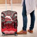 ANZAC Day Dolphins Luggage Cover Military Memorial Aboriginal Indigenous Art