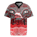 ANZAC Day Dolphins Rugby Jersey Military Memorial Aboriginal Indigenous Art