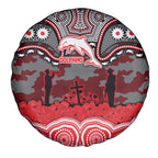 ANZAC Day Dolphins Spare Tire Cover Military Memorial Aboriginal Indigenous Art