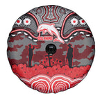 ANZAC Day Dolphins Spare Tire Cover Military Memorial Aboriginal Indigenous Art