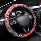 ANZAC Day Dolphins Steering Wheel Cover Military Memorial Aboriginal Indigenous Art