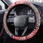 ANZAC Day Dolphins Steering Wheel Cover Military Memorial Aboriginal Indigenous Art