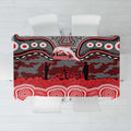 ANZAC Day Dolphins Tablecloth Military Memorial Aboriginal Indigenous Art