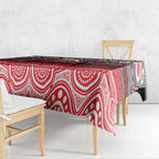 ANZAC Day Dolphins Tablecloth Military Memorial Aboriginal Indigenous Art