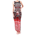 ANZAC Day Dolphins Tank Maxi Dress Military Memorial Aboriginal Indigenous Art