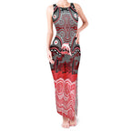 ANZAC Day Dolphins Tank Maxi Dress Military Memorial Aboriginal Indigenous Art