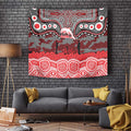 ANZAC Day Dolphins Tapestry Military Memorial Aboriginal Indigenous Art
