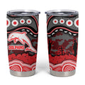 ANZAC Day Dolphins Tumbler Cup Military Memorial Aboriginal Indigenous Art